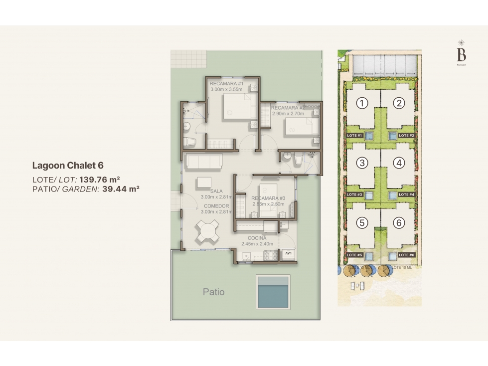 Casa en Venta en Bayside Lagoon Residences - Modelo Chalet 6 - 2