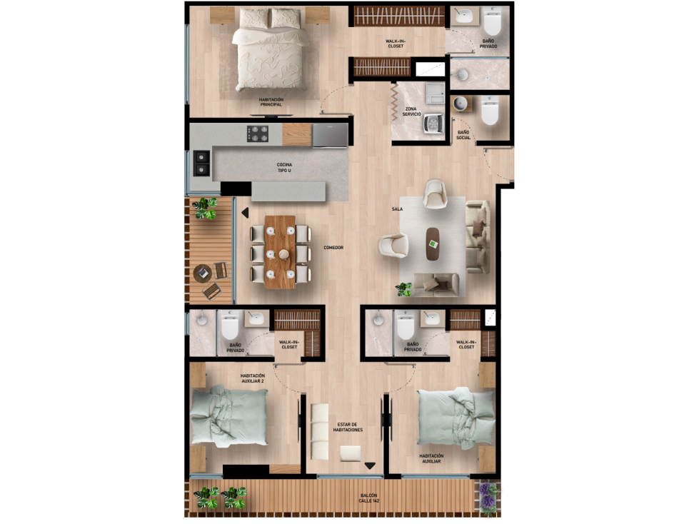 APARTAMENTOS EN VENTA CONTADOR — foto 6