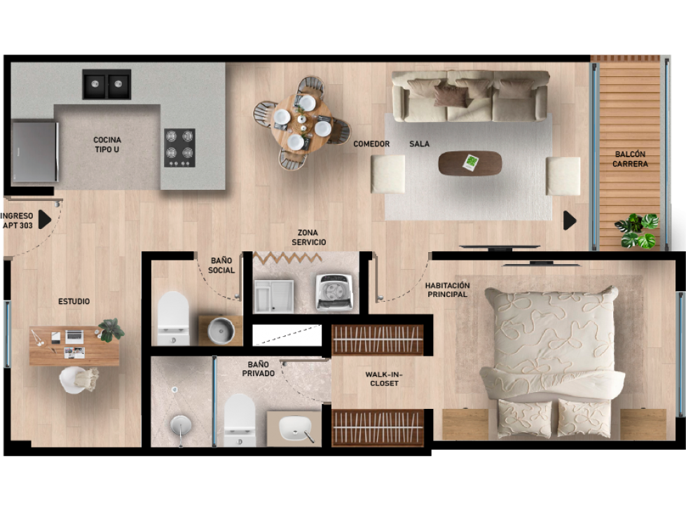 APARTAMENTO EN VENTA CONTADOR — foto 5