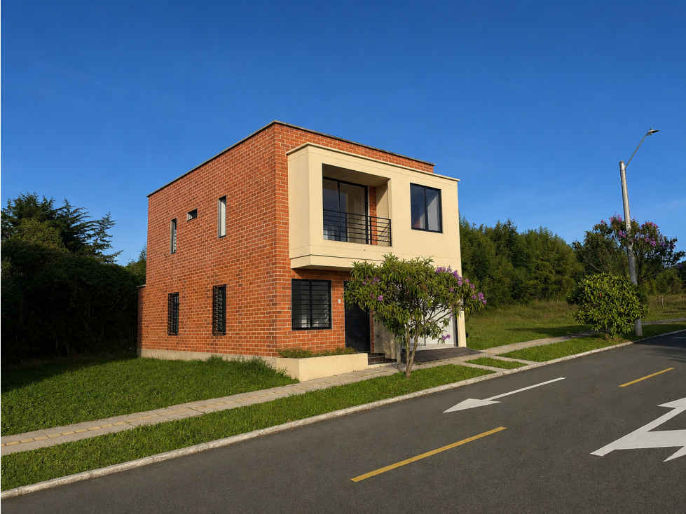 VENDEMOS CASA CAMPESTRE DE 140m² EN UNIDAD ABIERTA EN EL CARMEN