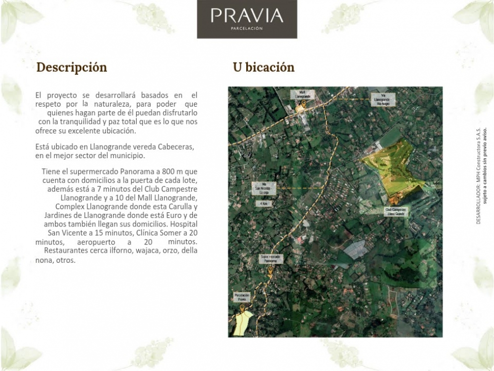 Lote Campestre en Pravia Llanogrande, Vereda Cabeceras - 5