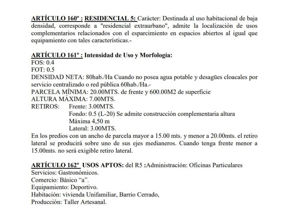 TERRENO EN VENTA - FRANCISCO ALVAREZ - 5