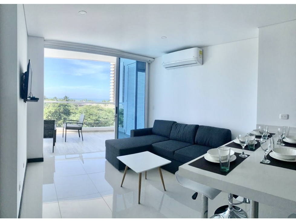(WS) APARTAMENTO AMOBLADO PARA VENTA EN SANTA MARTA-MAGDALENA,