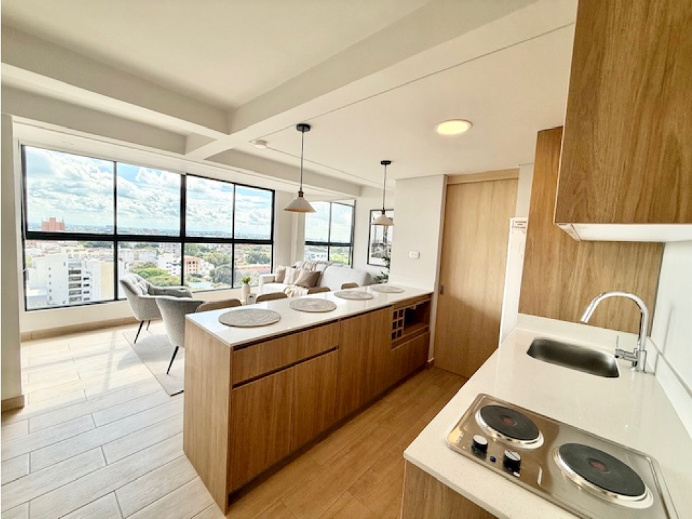 (WS) APARTAESTUDIO AMOBLADO PARA VENTA EN CUARTO DE LEGUA OESTE -CALI. — foto 5