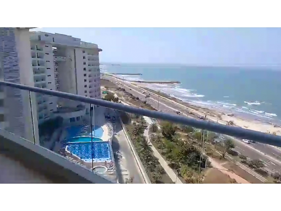 Apartamento en venta exclusivo en edificio línea de playa Cartagena