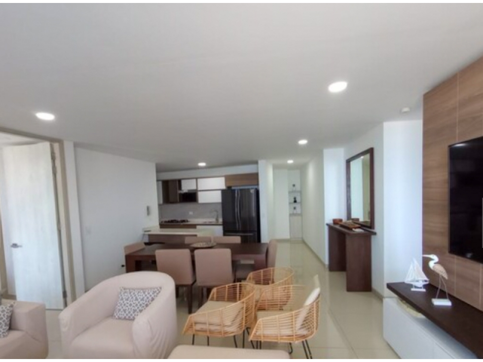 Apartamento en venta exclusivo en edificio línea de playa Cartagena — foto 4
