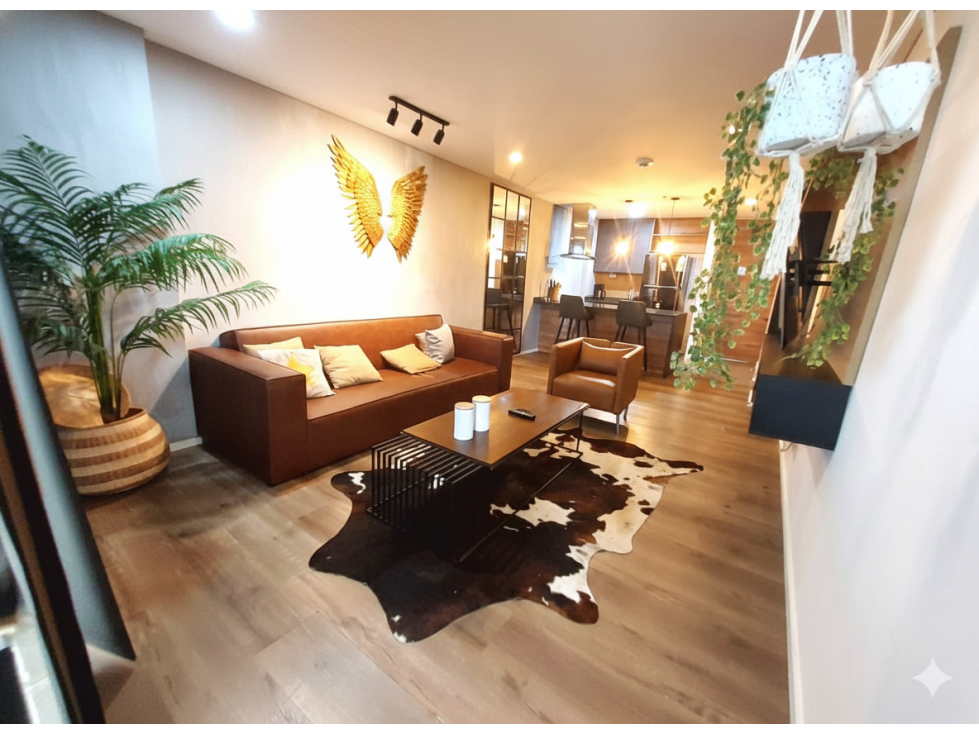 Apartamento Amoblado en Venta Alto de las Palmas, Rentas Cortas
