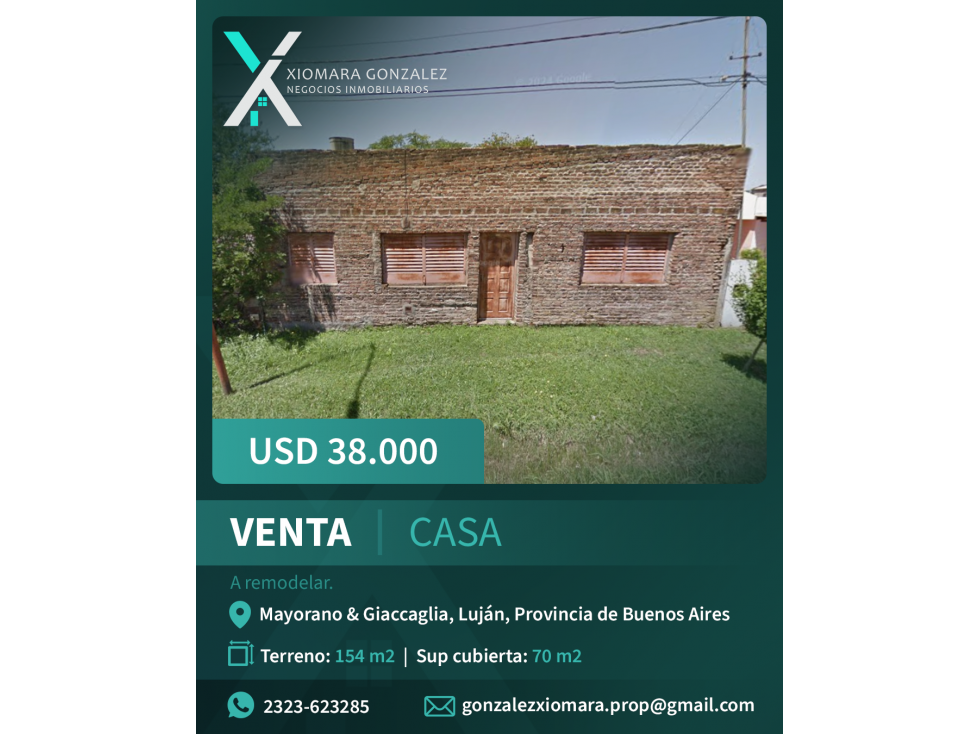 Venta de casa en excelente esquina