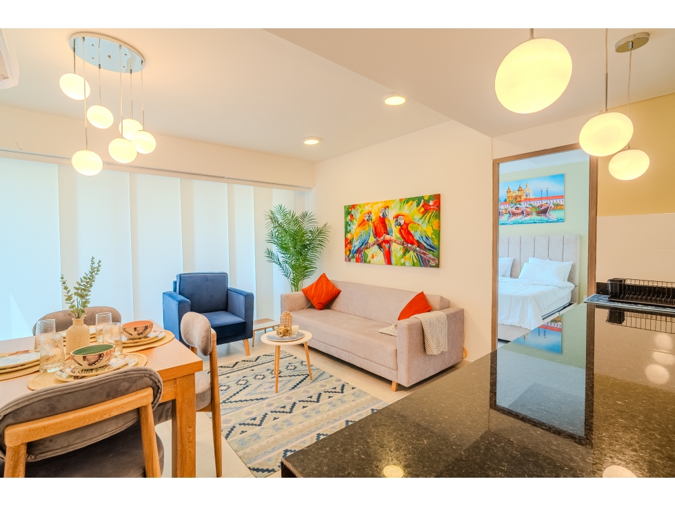VENTA APARTAMENTO 2 ALCOBAS EN CASTELO SERENA DEL MAR CARTAGENA
