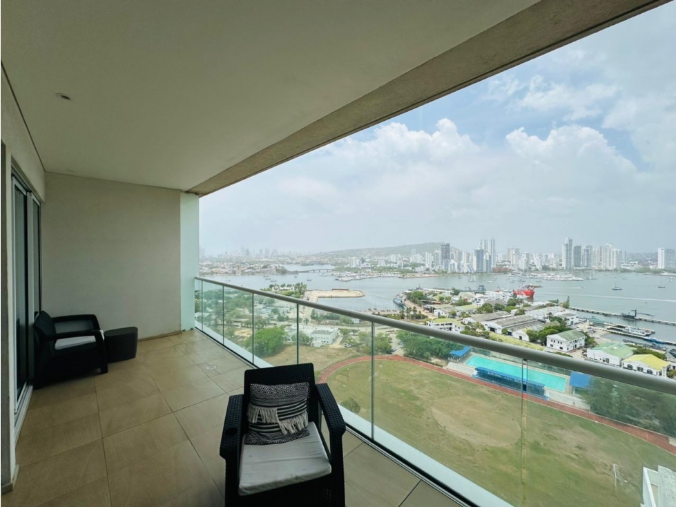 VENTA APARTAMENTO BOCAGRANDE EDIFICIO H2 PLAZA BOCAGRANDE — foto 2