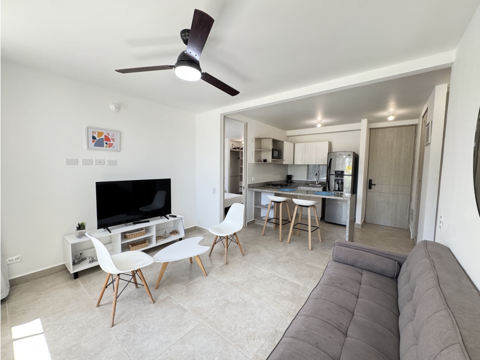 VENTA APARTAMENTO AMOBLADO 2 ALCOBAS EN CAPRIELLA SERENA DEL MAR