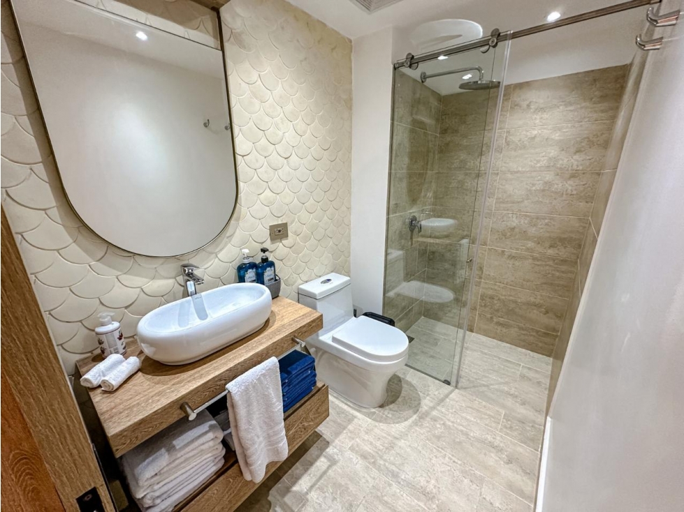 VENTA APARTA-SUITE AMOBLADA EN CARTAGENA BEACH RESORT EN CRESPO — foto 6
