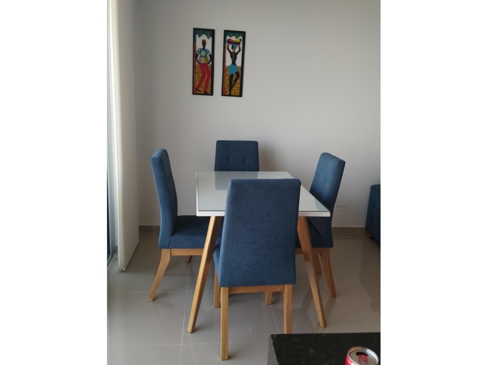 ARRIENDO APARTAMENTO AMOBLADO 2 ALCOBAS CABRERO MARINA CLUB CARTAGENA — foto 3