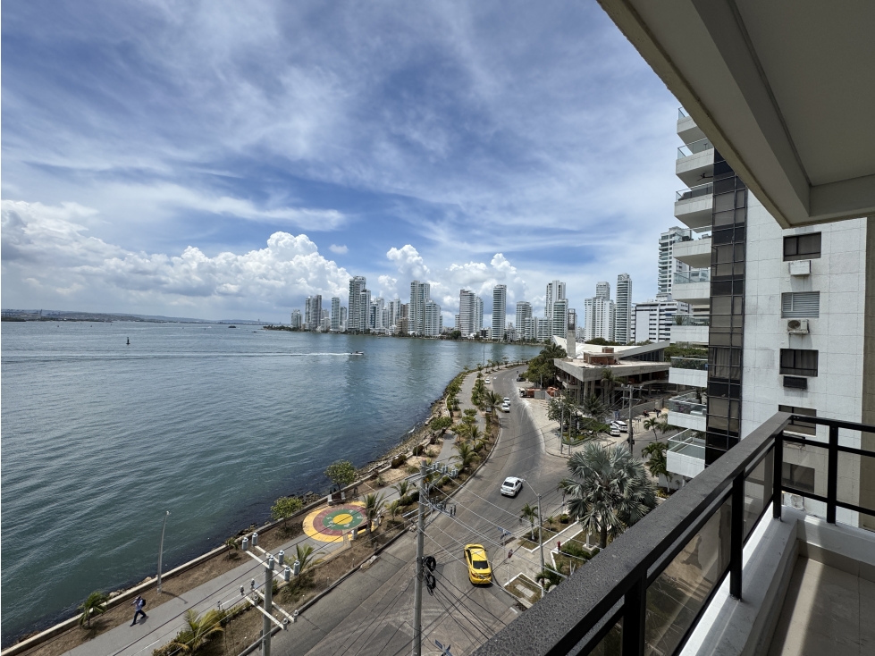 ARRIENDO APARTAMENTO EN BOCAGRANDE CON VISTA A LA BAHIA CARTAGENA
