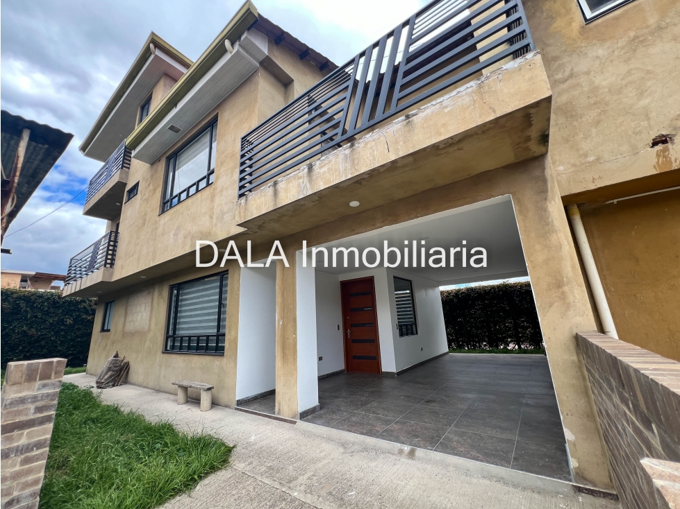 SE ARRIENDA CASA EN LA VEREDA CANELON CAJICA
