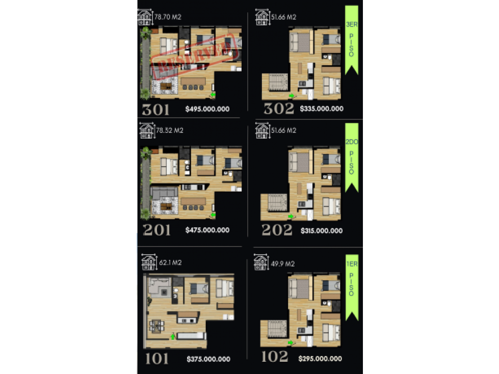 Gran oprotunidad de adquirir vivienda!!! Modernos apartamentos en Cota - 3