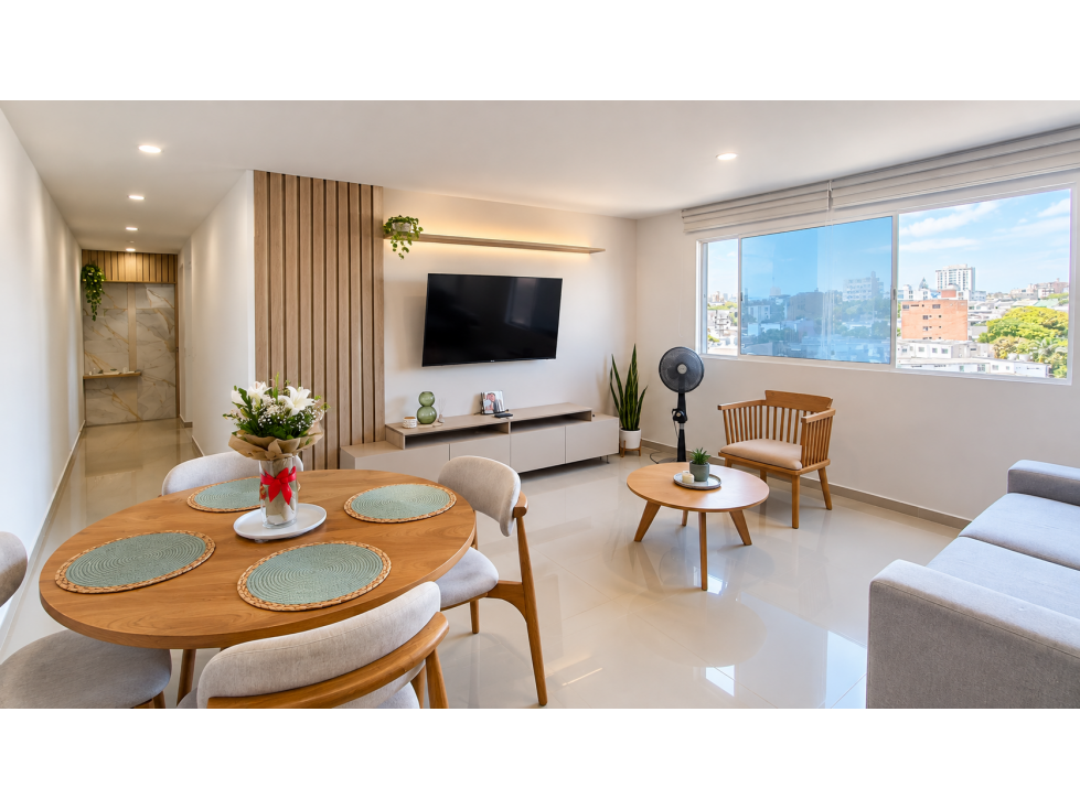 Apartamento remodelado en venta en Los Alpes, Barranquilla
