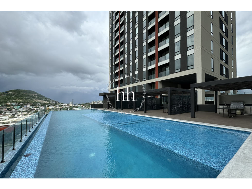 Departamento en Venta Torre Boreal zona San Pedro Mty. N.L.
