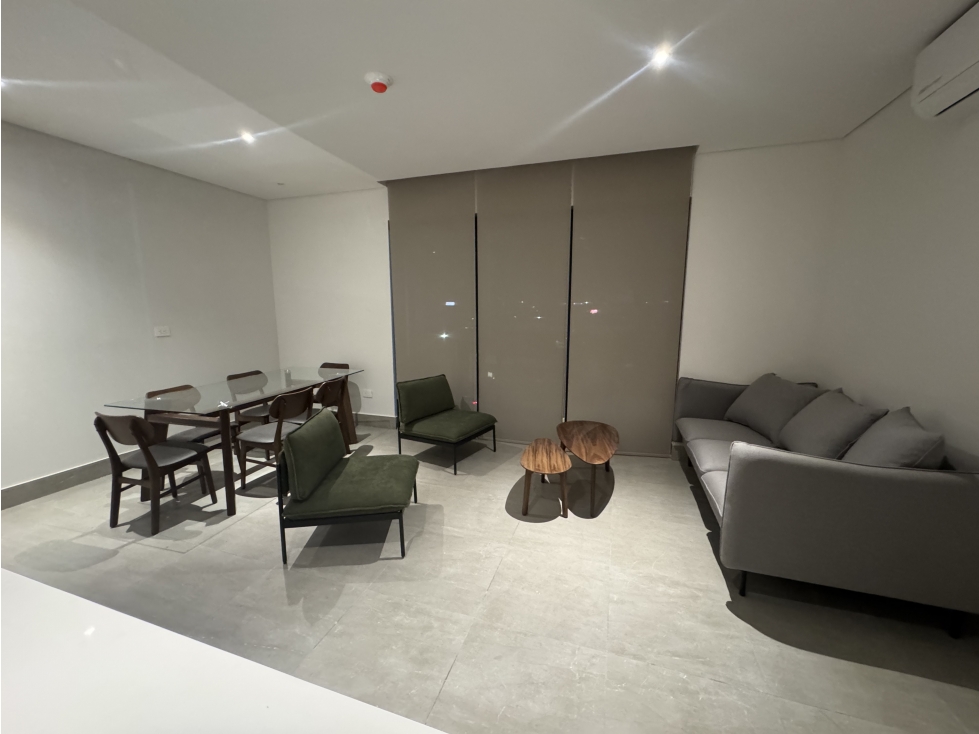 Departamento en renta Torre Boreal Amueblado zona San Pedro Mty. N.L.