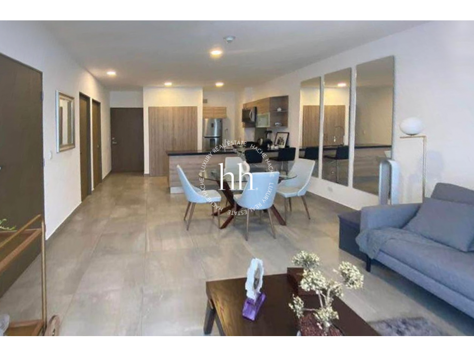 Departamento en Renta Amueblado en Torre Tulé, Valle Poniente - 1