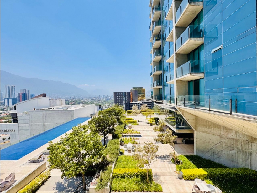 Departamento en Renta amueblado en Torre Atria, San Pedro Garza García