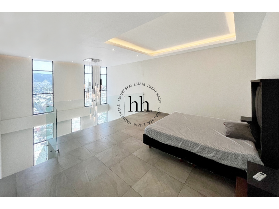 Penthouse amueblado en renta Torre Luz Mitras Centro, Monterrey N.L. - 6