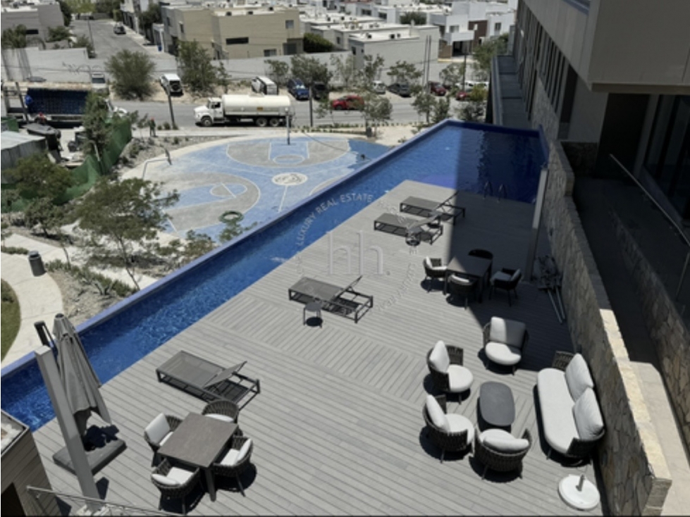 Departamento en Renta en Vía Cordillera, Valle Poniente, Monterrey NL - 1