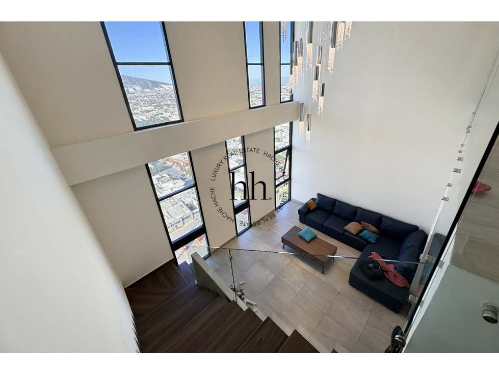 Penthouse amueblado en renta Torre Luz Mitras Centro, Monterrey N.L. - 5