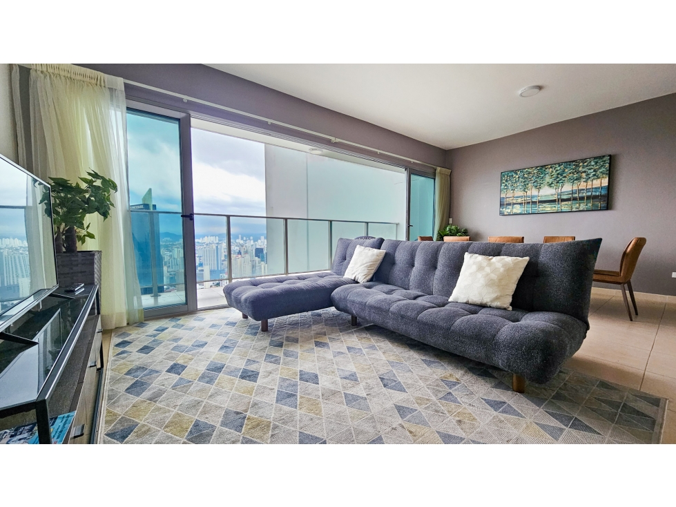 ALQUILER DE APARTAMENTO AMOBLADO AVENIDA BALBOA PH WATERS