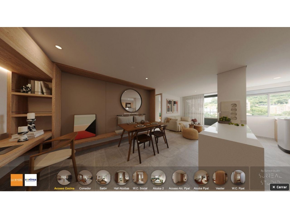Cesion de derechos, Apartamento en ciudad del Río