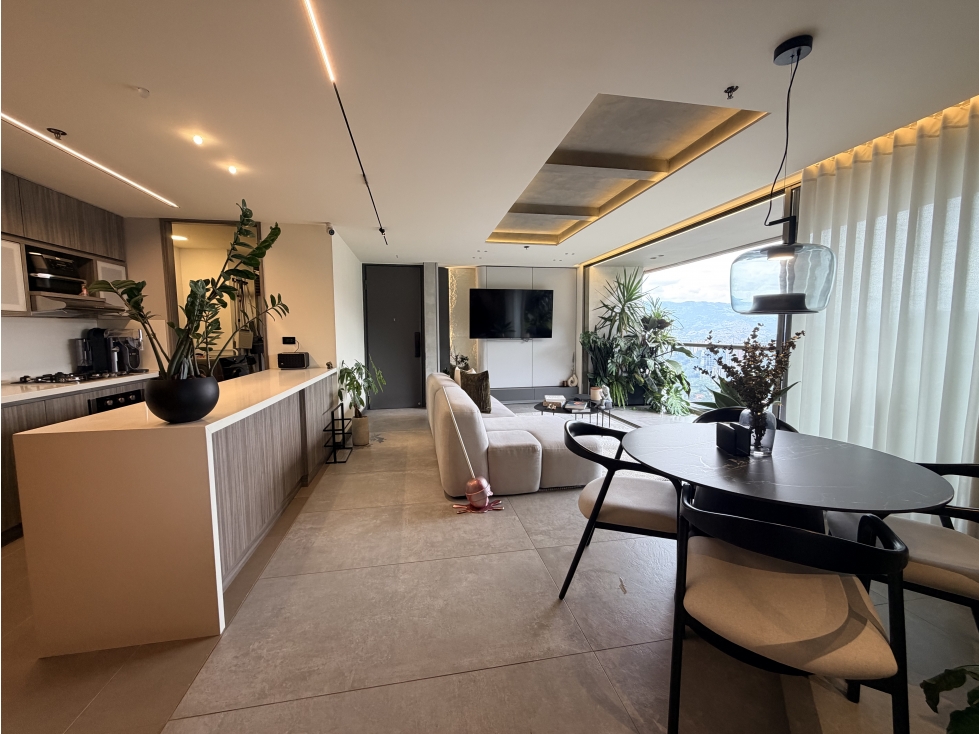 Apartamento para arriendo amoblado, sector cola del zorro, Poblado