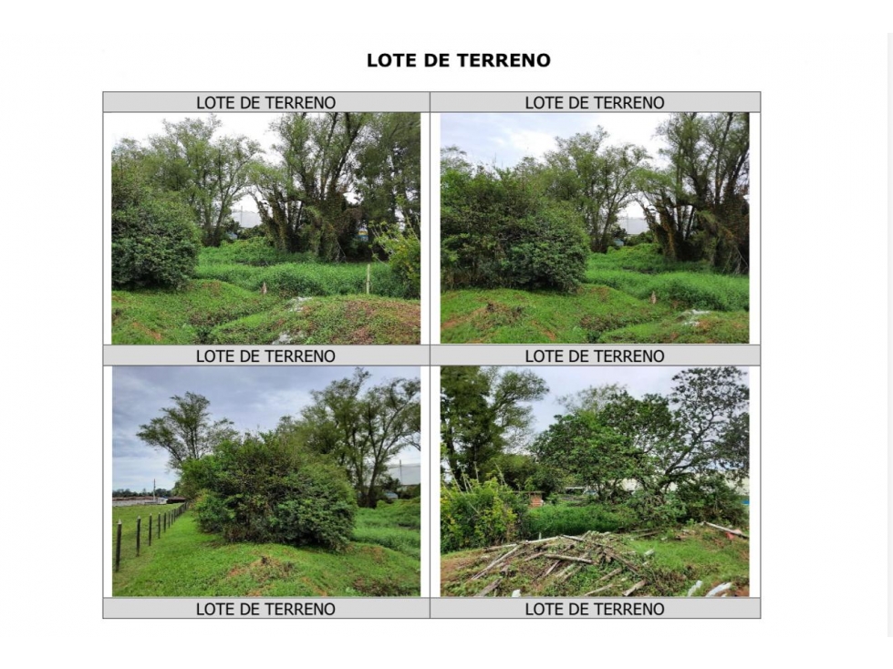 VENDO LOTE INDEPENDIENTE EN LLANOGRANDE