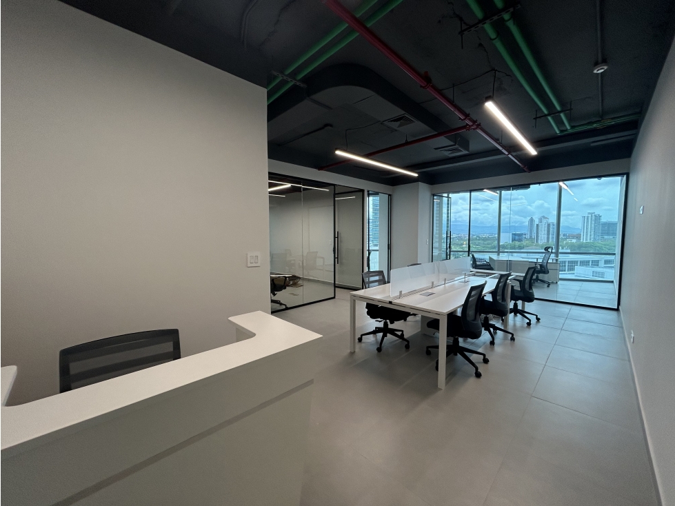 ALQUILER OFICINA EN COSTA DEL ESTE 108 m2 FINANCIAL PARK AMOBLADA PT — foto 5