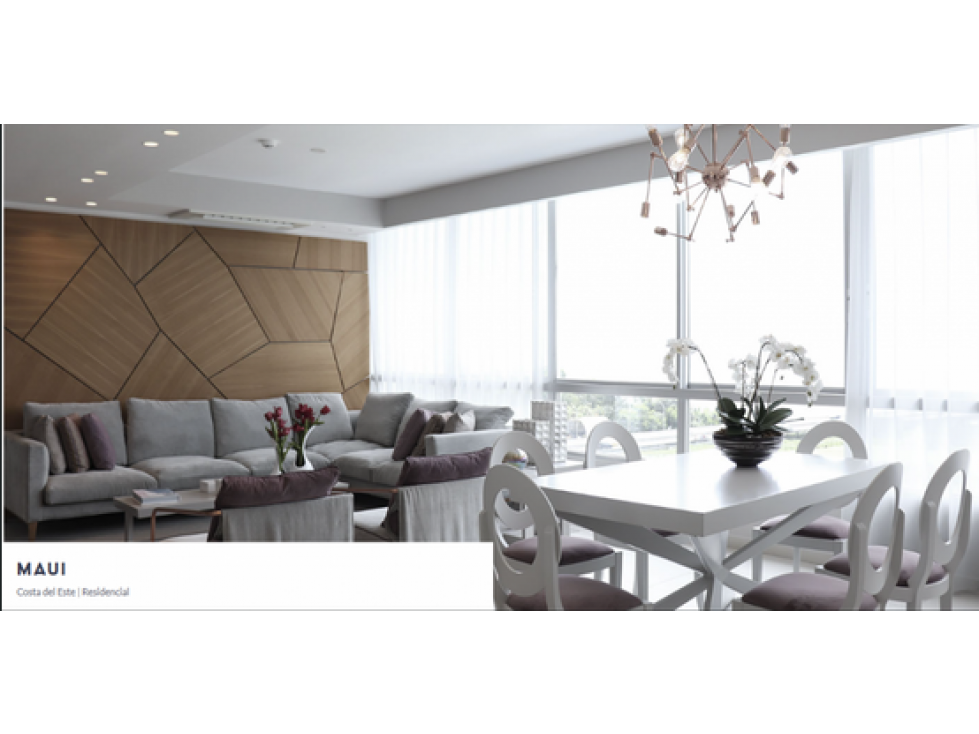 Alquiler con Opción Compra Apartamento Costa del Este Vista al Mar PT