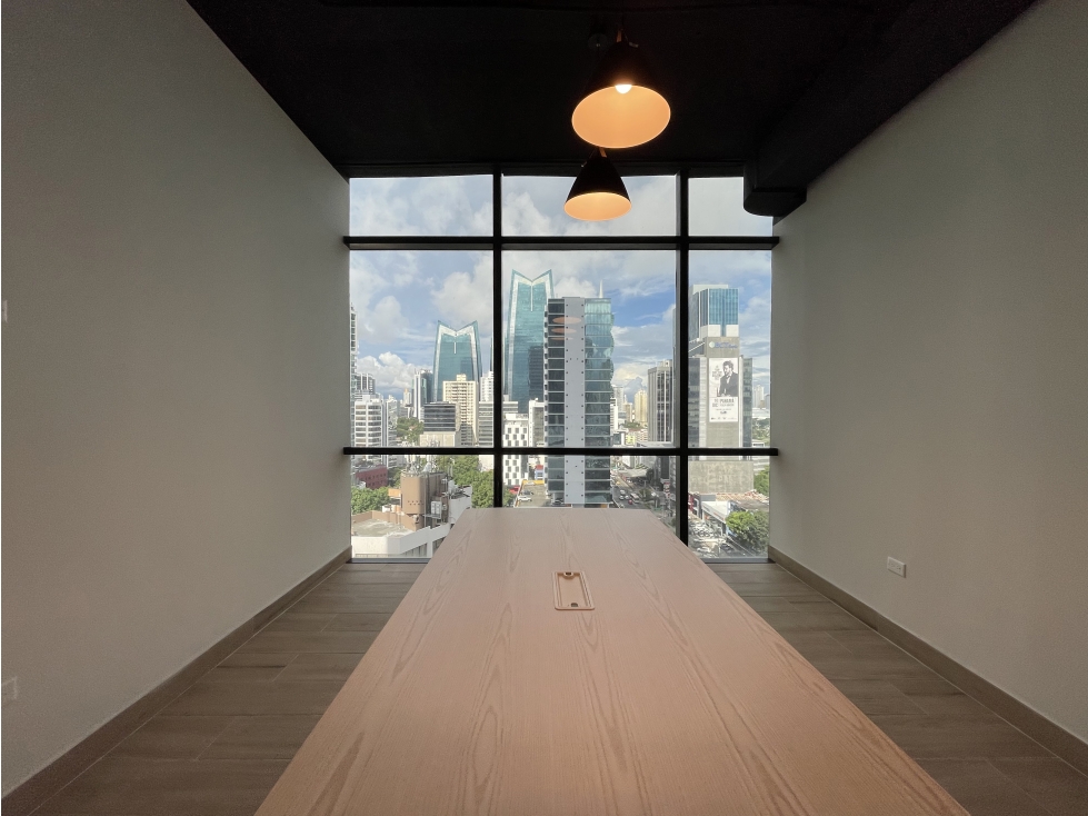 ALQUILER OFICINA AMOBLADA CALLE 50 OBARRIO TOWERBANK TODO INCLUIDO PT