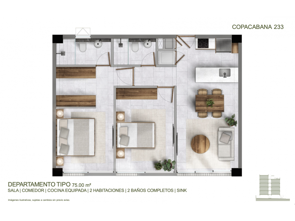 Departamentos en venta en Playa Sur, Copacabana — foto 5