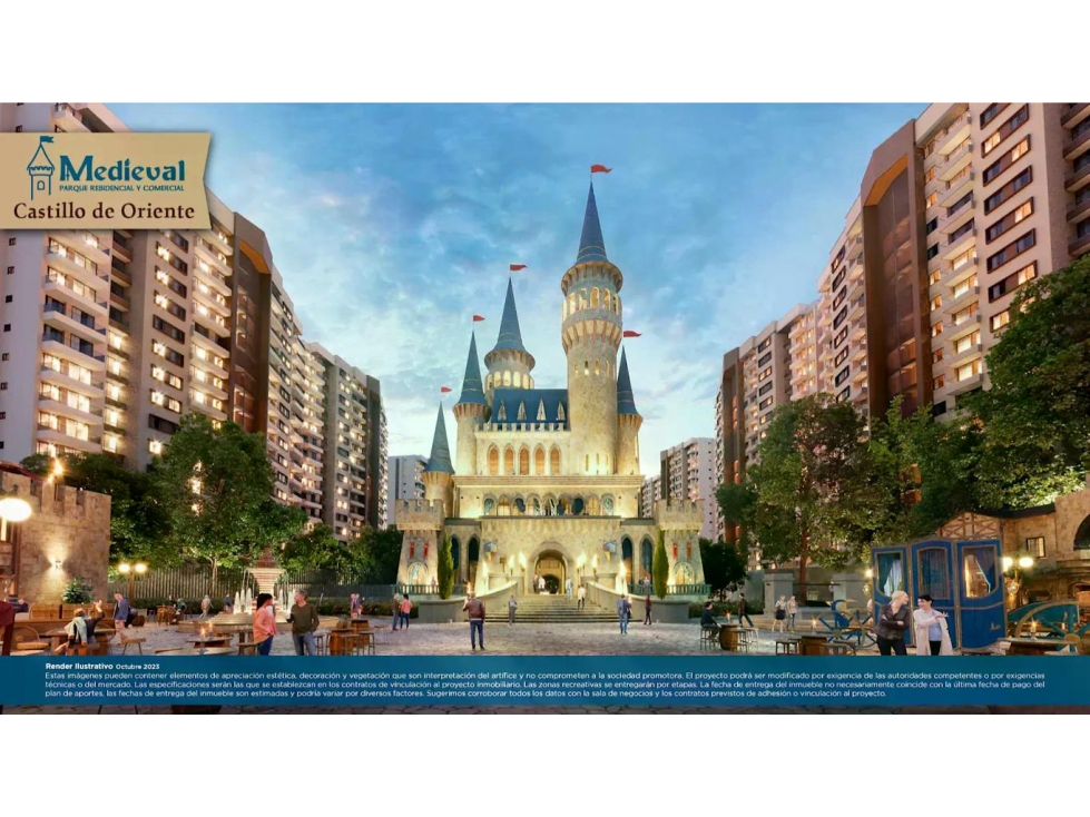 LDV-552-Apartamento en Unidad Medieval-Rionegro