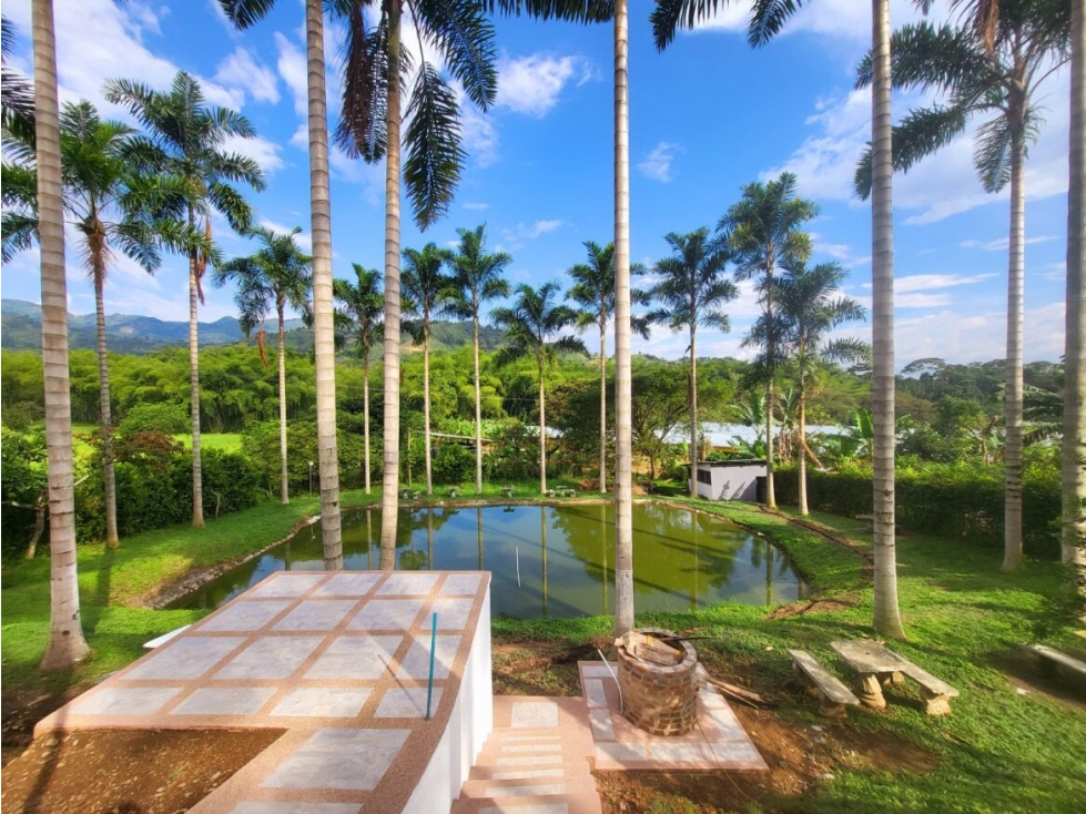 Finca campestre de uso comercial sobre vía principal en Combia — foto 4