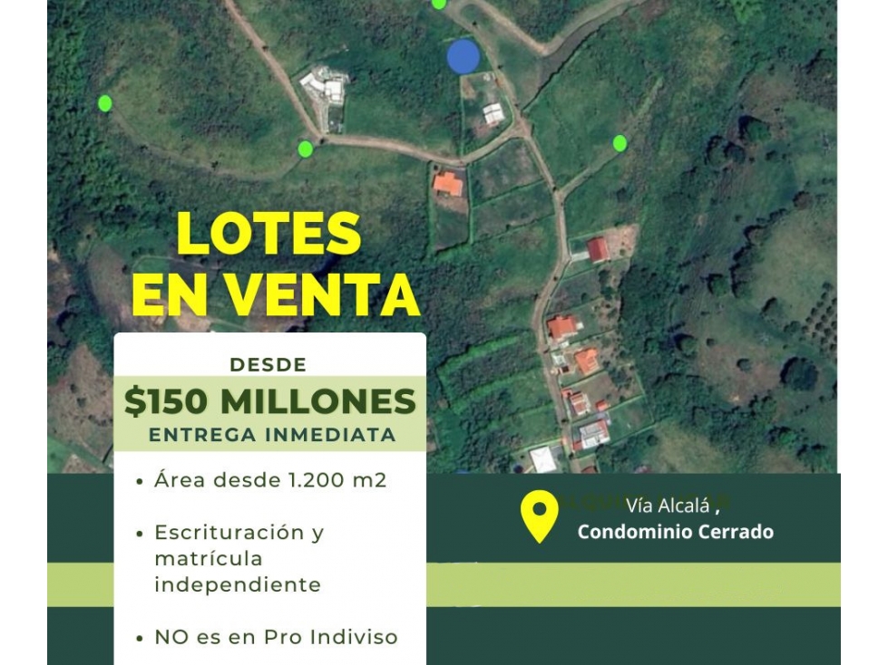 Lotes en Venta en Condominio Cerrado Vía Alcalá