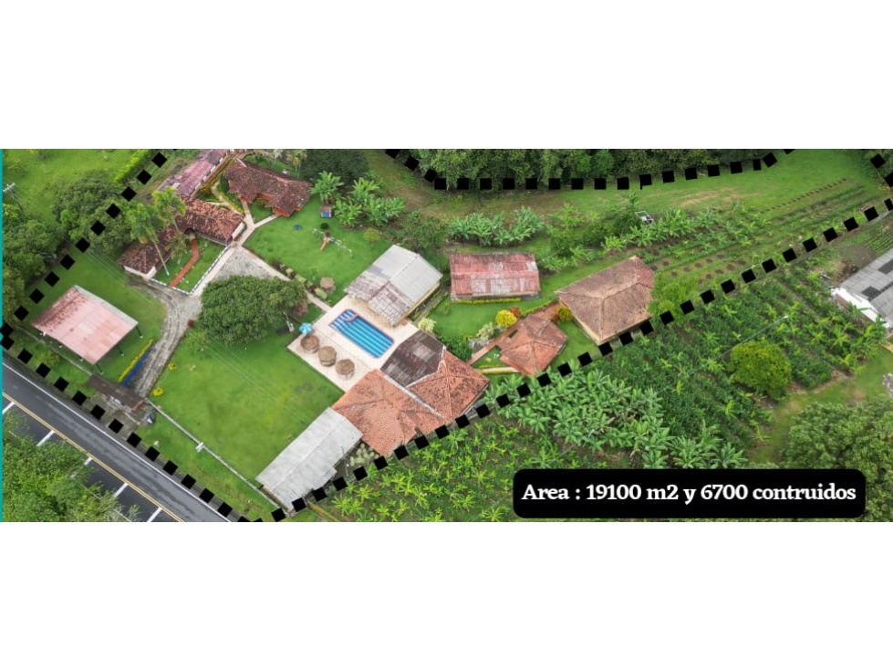 Hotel campestre en Venta La Tebaida, Quindío