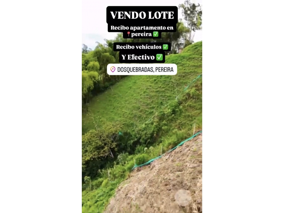 LOTE CAMPESTRE EN VENTA SABANITAS, DOSQUEBRADAS - 3
