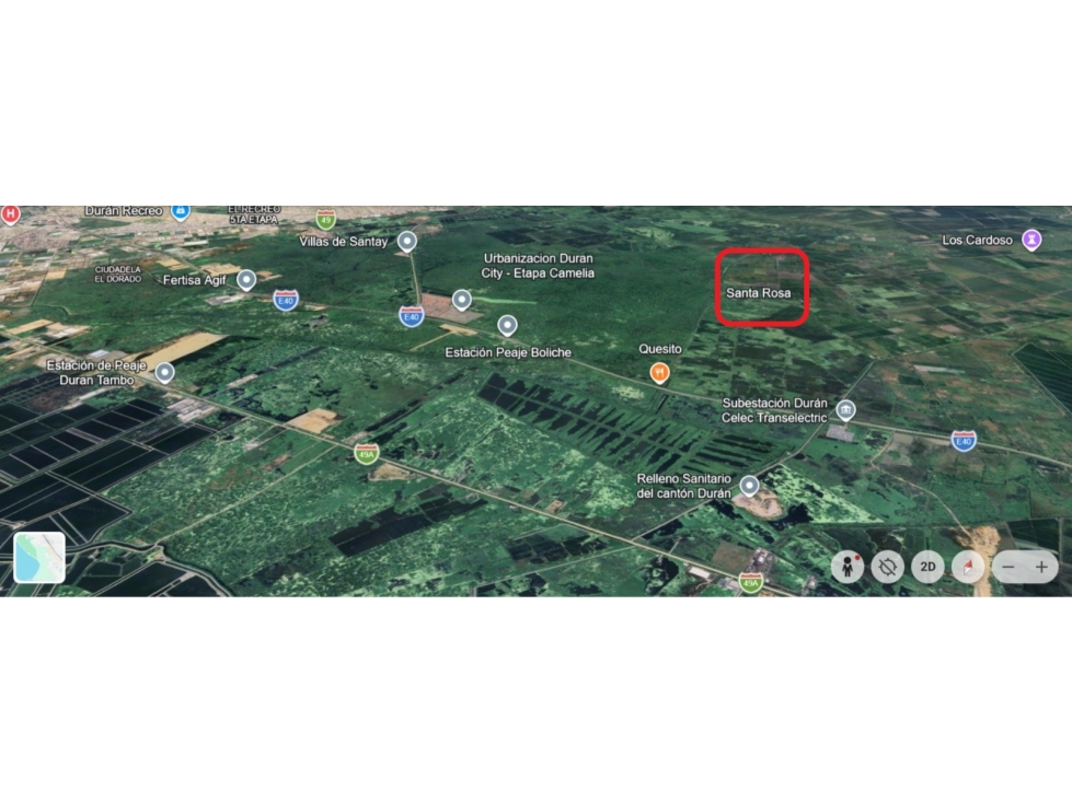 Tierra agricola en sector Duran - 1