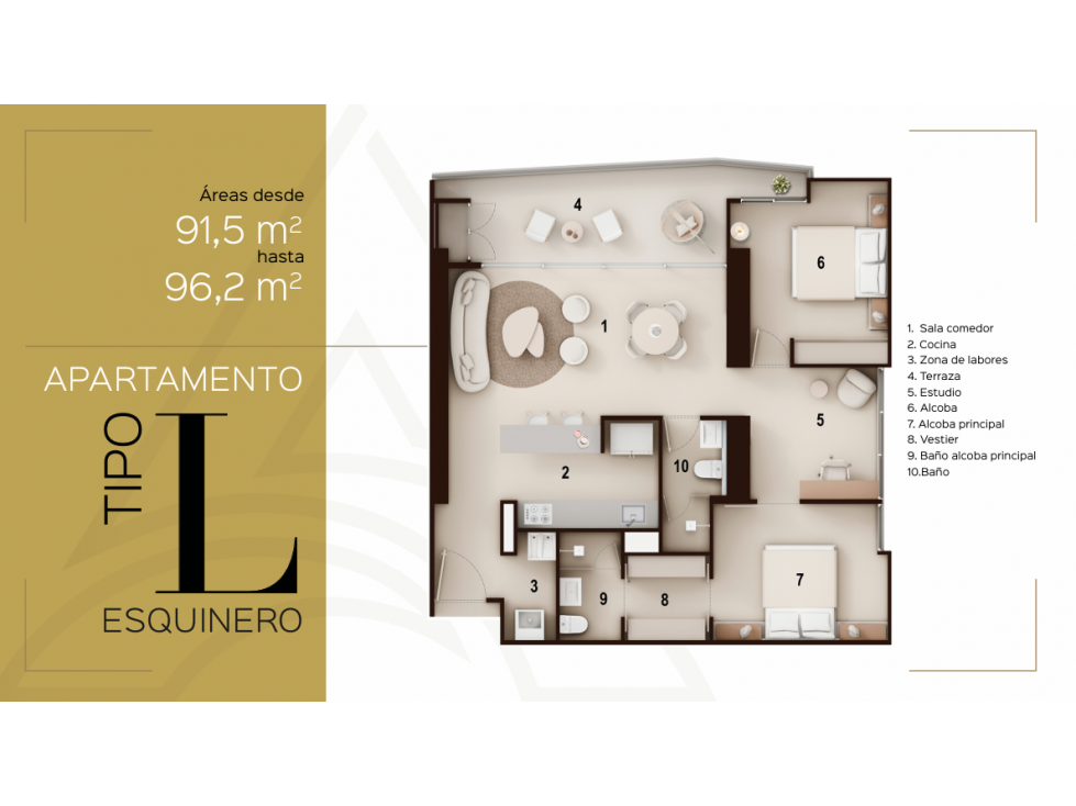 Venta Apartamento 95mtr2 en Santa Mónica, Norte de Cali. 14789-1 — foto 4