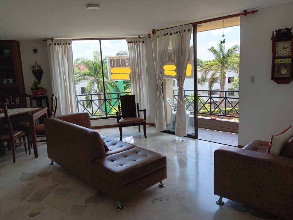 Venta apartamento 108mts2 en Tequendama, Sur de Cali 14784-1