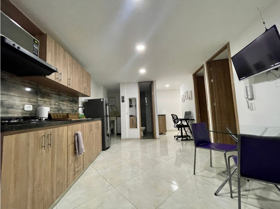 Renta de apartamento amoblado en Itagüí. Cerca al parque - 1