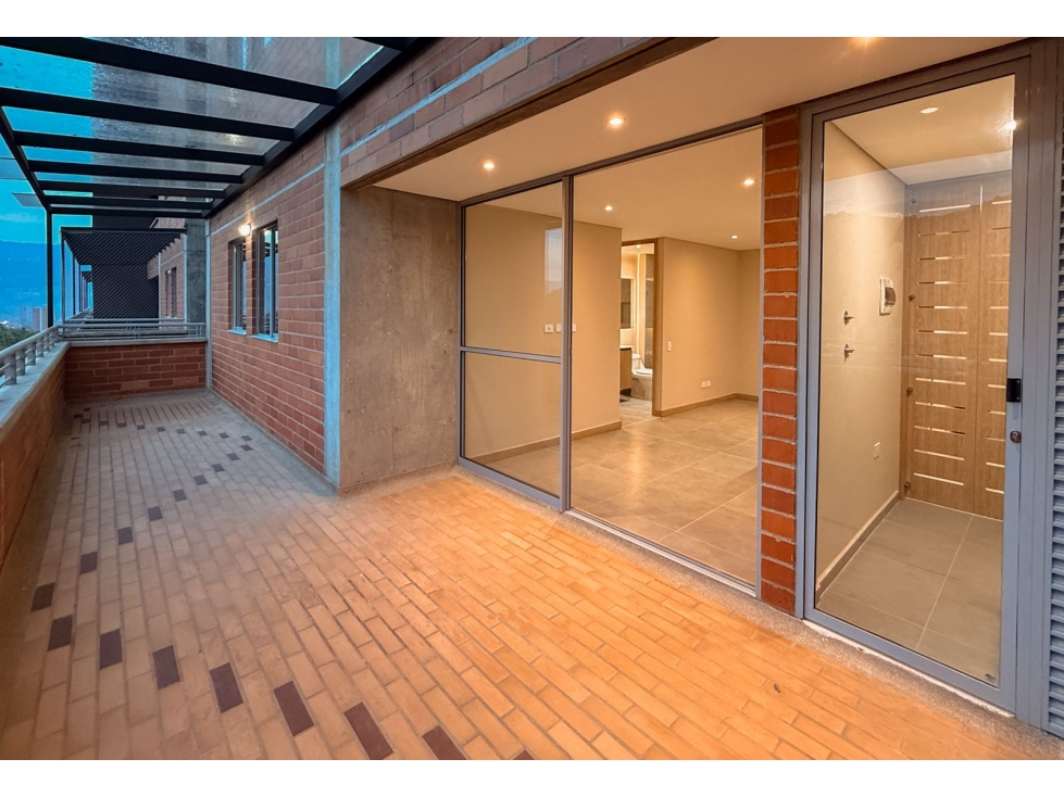 apartamento en venta, itagui, para estrenar, Terraza con pérgola