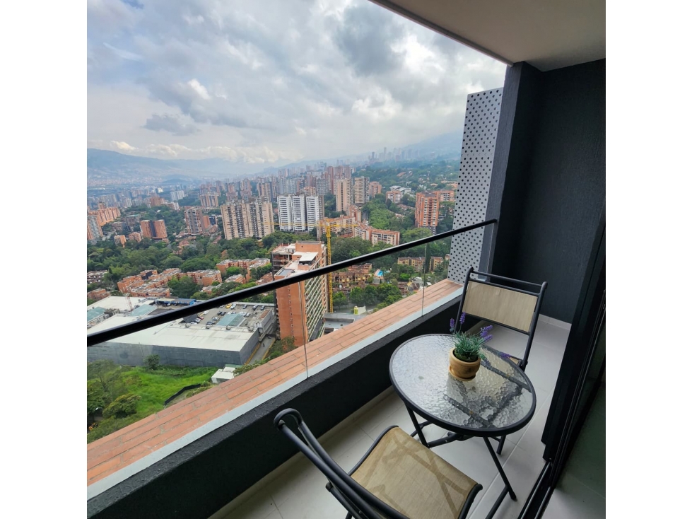 Renta Apartamento Amoblado POR MES en Envigado, El Escobero