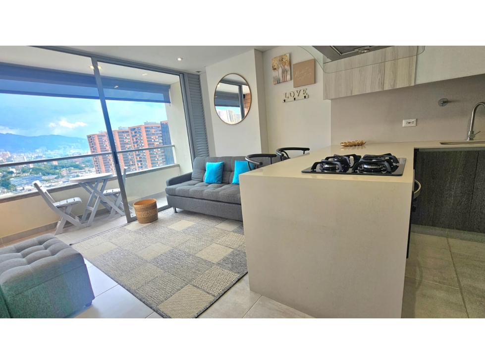 Alquiler apartaestudio amoblado con vista panorámica en Ciudad del Río — foto 3