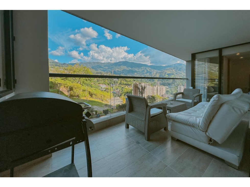 Renta Apartamento Amoblado POR MES en Envigado, loma las brujas