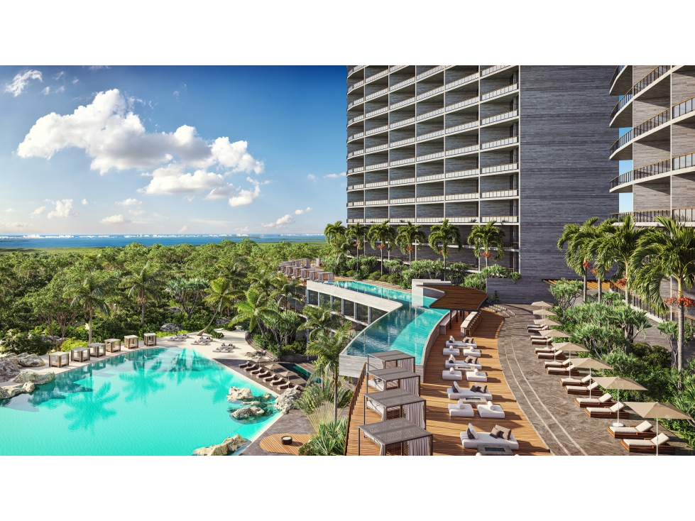 venta de departamentos de lujo con laguna y playa artificial — foto 2